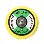 2" Hook and Loop Backing Sanding Pads with M6*1mm Thread, Y + B 1Pcs