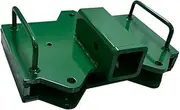 WRLWYDual Clamp-On Forklift Attachment - 2" Hitch Receiver, Pallet Fork Blade Insert & Trailer Towing Adapter, 6,500 LB Capacity, Easy Installation for Moving Trailers, Campers & Boats (Green)