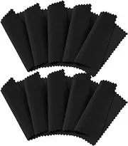 [Annhua] 10 Pcs Jewelry Cleaning Cloth Silver Polishing Cloth for Jewelry