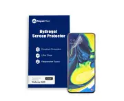 Samsung Galaxy A80 Compatible Premium Hydrogel Screen Protector With Full Coverage Ultra HD - Double Pack, Basic Chinese Membrane