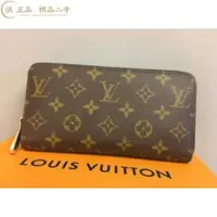 在飛比找蝦皮購物優惠-二手精品 LV 拉鍊長夾 Monogram 手拿包 經典老花