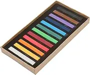 FLUORESCENT CRAYONS DISPOSABLE HAIR DYEING ROD PAINTING CHALK SET FOR PASTEL GRAFFITI SKETCHING DOLL HAND COLORING 48 PCS COLORS (12 Colors)