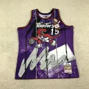 Mitchell & Ness Toronto Raptors Mens XL Vince Carter Jersey New Hyper Hoops