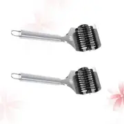 2pcs Dough Dough Roller Noodle Slicer Kitchen Lattice Roller