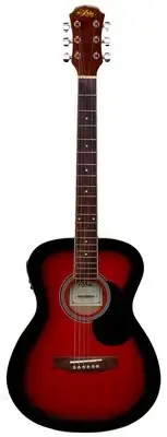 Aria AFN-15 Prodigy Series Acoustic/Electric Folk Body Guitar - Brown Sunburst