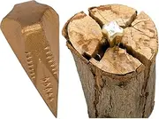 Splitting Grenade Approx. 1.6 kg + 1x Image Magnet High Quality Splitting Wedge for Wood in Wedge Cross Shape Special Steel for Wood Splitting Wedges Splitting Grenades for Splitting Axe Splitting