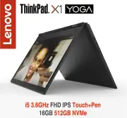 ThinkPad X1 Yoga i5 3.6GHz FHD IPS Touch Pen 16GB 512GB NVMe Premier+ADP Wrrnty
