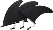 Nylon Water Divider Fins 3pcs Center Fin Set for Paddleboard Enhance Tracking Stability