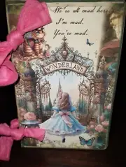 Beautiful Alice In Wonderland Junk Journals Scrapbook USA Seller
