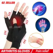 Compression Copper Arthritis Gloves Hand Wrist Finger Joint Pain Relief Support