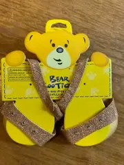 BUILD A BEAR BOOTIQUE GOLD GLITTER SANDAL, NEW