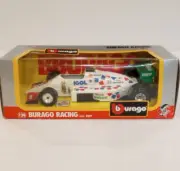 Bburago 1/24 Bburago Racing White Honda #1 Diecast Model Car 6109