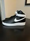Nike Air Force 1 '07 High Black White Men’s Size 12 ( Box Damaged )