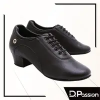 在飛比找momo購物網優惠-【D.Passion x 美佳莉舞鞋】5305 黑牛皮 1.