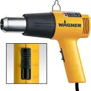 Wagner Spraytech 0503008 HT1000 Heat Gun, 2 Temp Settings HT1000, Yellow
