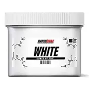 QuickWhite Silk Screen Ink - 8oz. Low Temp Cure Plastisol for Fabric Printing