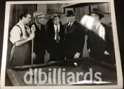 Pool Billiards Ray Shindell Hill Holt Fetherson 8x10 Pool Player Famous Still