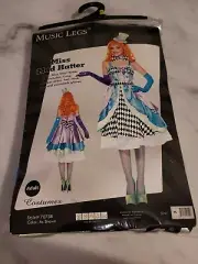 Miss Mad Hatter Costume - Music Legs M/L