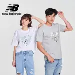 【NEW BALANCE】NB 趣味插圖短袖上衣_男性_白/灰色任選_MT41912AG_MT41912WT(美版 版型偏大)