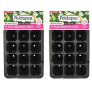 6 Pcs Seedling Tray Reusable Nursery 12 Hole Plant Seeds Grow Planting Pod