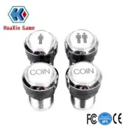 4 Pcs 28mm Arcade LED Push Buttons illuminated COIN 1P 2P PAUSE JAMMA MAME DIY