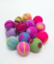 3 Handmade Juggling Balls Hacky Sacks Magic Balls Felt Toys Stress Balls Xmas