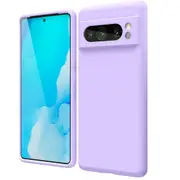 MCC Google Pixel 9 Pro 5G Soft Liquid Silicone Shockproof Case Cover [Light Purple]