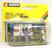 NOCH - BILLBOARD WITH FIGURE (#11290) - HO Gauge Model Railway Accessories