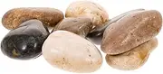 Abaodam 1Set Natural Pebbles for Aquarium Plants Mixed Color Stones for Vases Hydroponics and Landscaping Decor Smooth Edges for Fish Tanks Flowerpots
