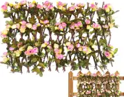Artificial Hedges Screen | Expandable Indoor Artificial Leaves Privacy Fence | D