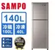 【聲寶 SAMPO】140公升一級定頻冰箱(SR-C14Q)