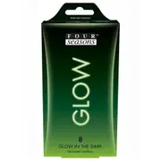 Four Seasons Glow in the Dark Lubricated Condoms 8 Pack