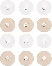Duvet Cover Snaps - Non Slip Quilt Holders, Durable Iron-On Sheet Fasteners | Secure Iron-On Bedding Clips, 6 Pair Bedding Clips for Secure Attachment, Maintain A Tidy and Elegant Bedroom Look