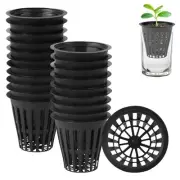 20PCS 2 inch Net Pots, Net Cups, Pots Plant Containers Jar Bucket Vegetable