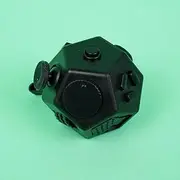 Fidget Toys for Adults & Kids, Infinity Fidget Cube, Stress Relief Anxiety Tool with Buttons & Textured Surfaces, ADHD Fidget Toy for Focus & Autism Sensory, Black