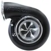 Aeroflow Boosted B7875 1.25 T4 REVerse V-Band Outlet 7875 Black - AF8006-4123BLK