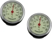 Gatuida 2pcs Car Thermometer Automotive Parts Accessories Instant Temperature Monitor Digital Vehicle Thermometer Multi-Functional Vehicle Thermometers
