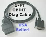 OBD2 OBDII Data Cable Compatible with Autel MaxScan GS500 & VAG 405 Scan Tool