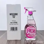 【克里夫香水店】MOSCHINO小粉紅清新女性淡香水 100ML (TESTER)