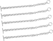 [Hohopeti] Women Titanium Steel Bracelet Buckle Chain Jewelry for Durable Accessories for Daily Wear Parties and Special Occasions