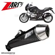 R 1200 R BMW 2009 2010 ZARD Exhaust CONICAL Black RC ZBW085S10SSR-B
