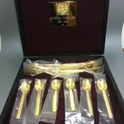 YAMAKO NOBEL JUBILEE Cutlery Set 12 pieces Yamazaki Metal Industry Japan Unused