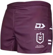Manly Sea Eagles 2023 NRL Mens Players Maroon Away Shorts Sizes S-7XL BNWT