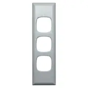 HPM Excel 3 Gang Architrave Light Switch White Cover