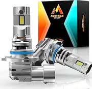 FREERAP HB3 Led Headlight Bulb, 26000LM 6500K White Light, 500% Super Brighter 9005/HB3 LED Light with fan, Plug and Play,Built-in Turbo Fan Exterior Bulb, Pack of 2 (H11/H8/H9)