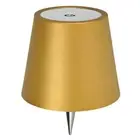 Wireless Bottle Lamp Rechargeable RGB Light Modes & 3 Color Table Lamp (Gold)