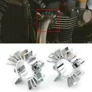 For BONNEVILLE BOBBER Silver 2017-2023 Exhaust Pipe Head Heat Sink Fixing Clips