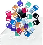 Colorful Anti Dust Plugs Covers for USB C Type C Compatible with Samsung S22, S21,S10, S9, Notes, Pixels, iPad Pro, Laptops, Tablets, Smart Phones and Microfiber Cleaning Cloth (28 PCS)