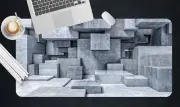 3D Irregular Stones 136 Texture Non-slip Office Desk Mouse Mat Keyboard Game