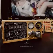Retro VU Meter Music Spectrum MIC Pick up Light Audio Indicator Desktop DecorM4